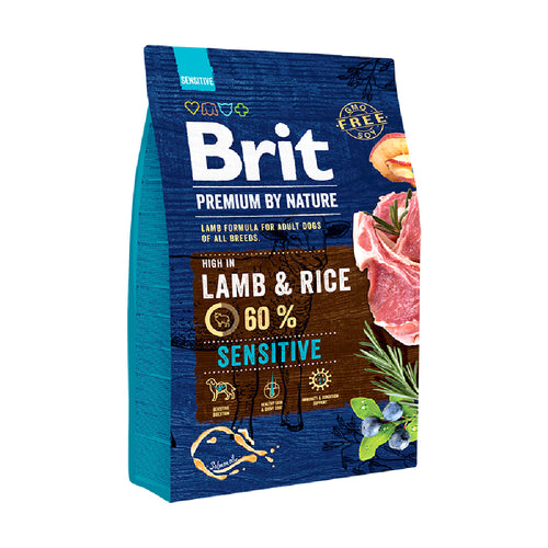 BRIT PREMIUM by Nature Sensitive s jagnjetinom i pirinčem